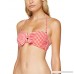 Seafolly Women's V Wire Bandeau Bikini Top Swimsuit Capri Check Chili B07BZ8G48S